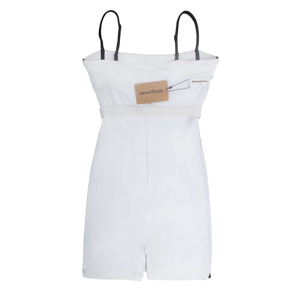 MWUgymwear Sexy Women's & Girls' Jumpsuits,Sleeveless Running Yoga Training Sportswear with Adjustable Spaghetti Straps