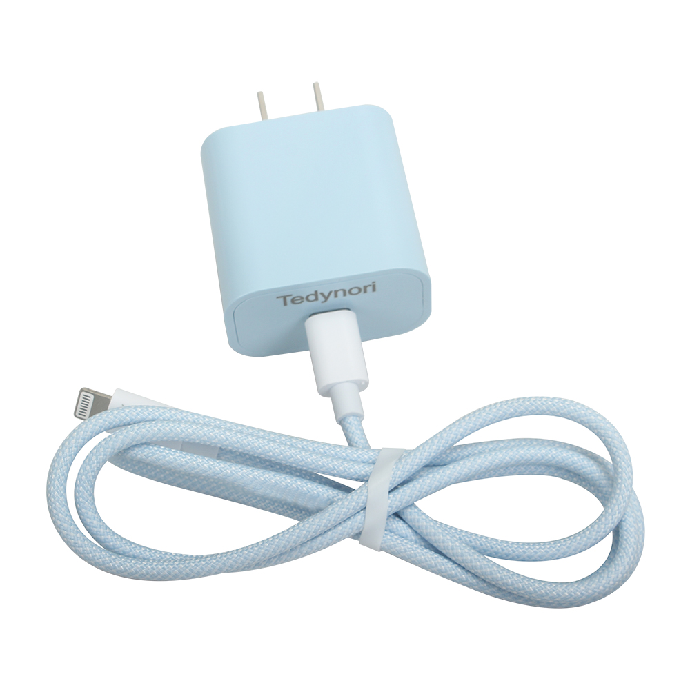 Tedynori Battery Chargers for Mobile Phones,20W PD Fast Charging Power Adapter with 3FT Charging Cable Compatible iPhone 14/14 Pro Max/13/13 Pro Max/12/12 Pro/12 Pro Max/11/11 Pro iPad