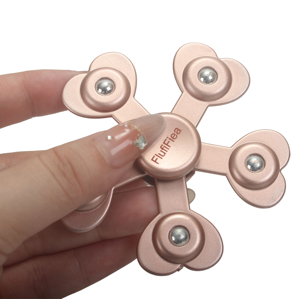 FlufiFiea Fidget Toys,Plastic Snowflake Fidget Spinner,Stress Relief Toy for Office,Students,Home Relaxation