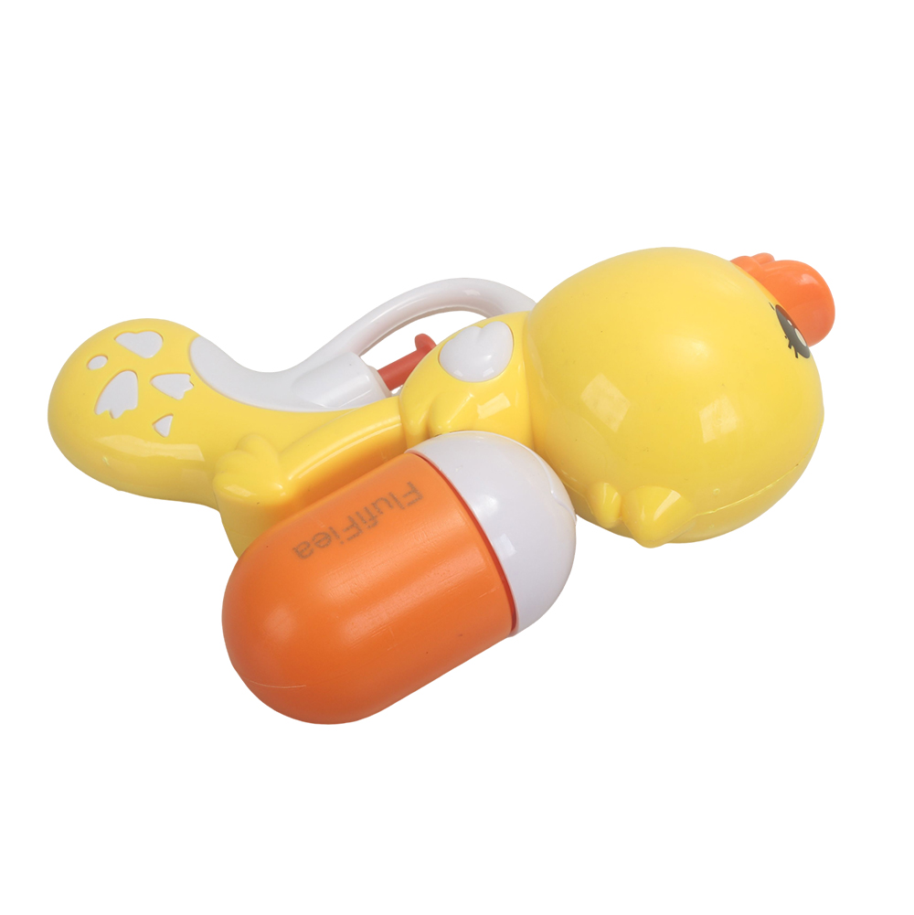 FlufiFiea Toy Water Gums,Mini Cartoon Animal Water Gun Cute Little Yellow Duck Squirt Toy for Bath Time, Beach, Pool