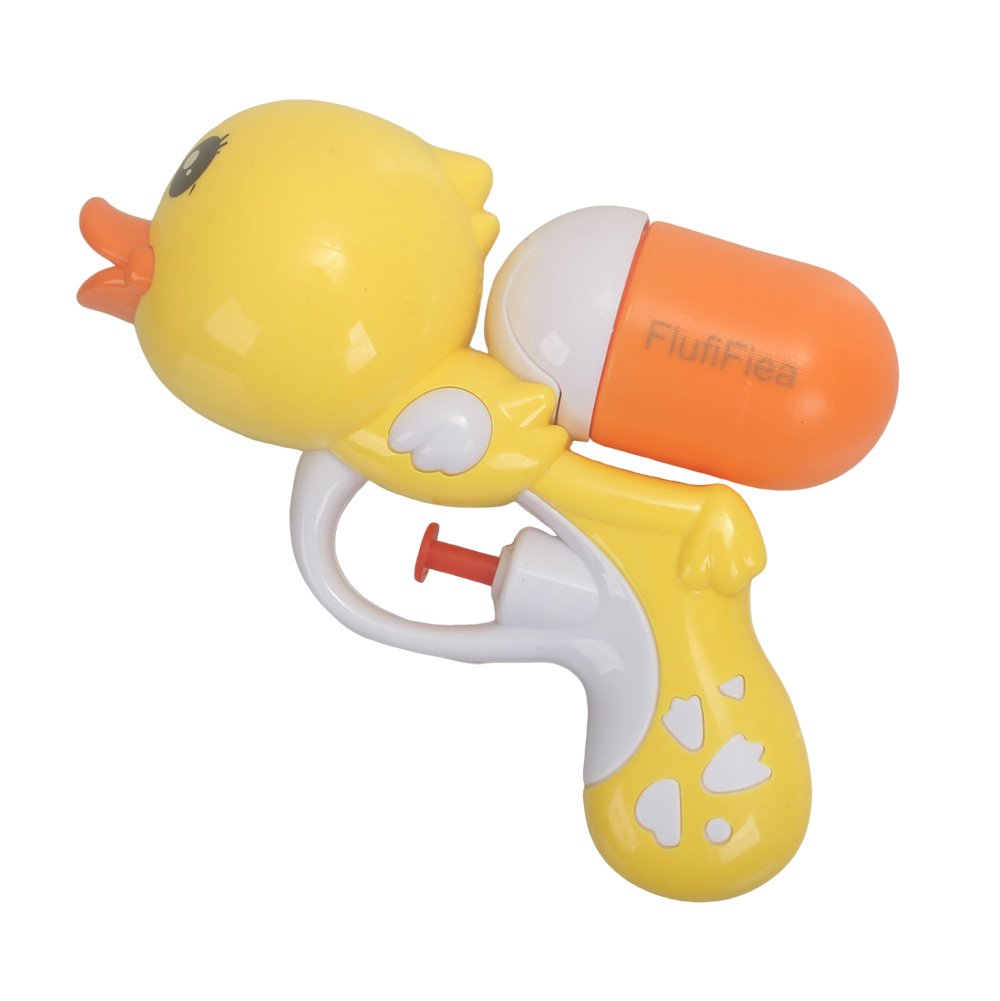 FlufiFiea Toy Water Gums,Mini Cartoon Animal Water Gun Cute Little Yellow Duck Squirt Toy for Bath Time, Beach, Pool