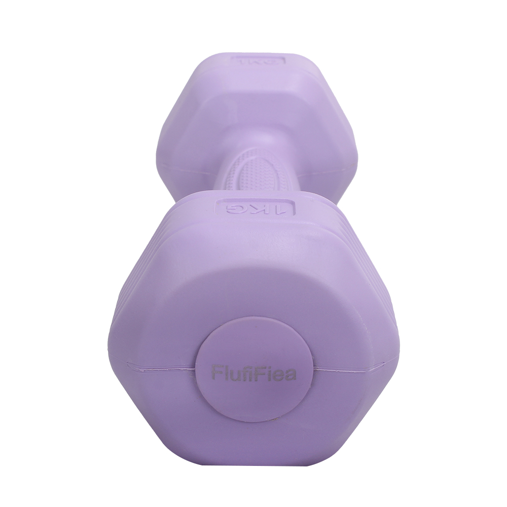 FlufiFiea 4.4lb Anti-Slip Hand Weights Dumbbells for Adults, Fitness & Strength Training, Workout Dumbbells for Yoga, Pilates, Arm Toning,Set of 2