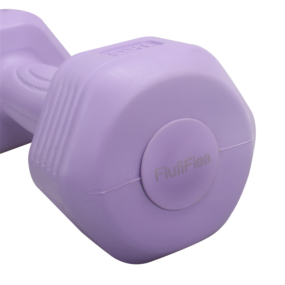 FlufiFiea 4.4lb Anti-Slip Hand Weights Dumbbells for Adults, Fitness & Strength Training, Workout Dumbbells for Yoga, Pilates, Arm Toning,Set of 2