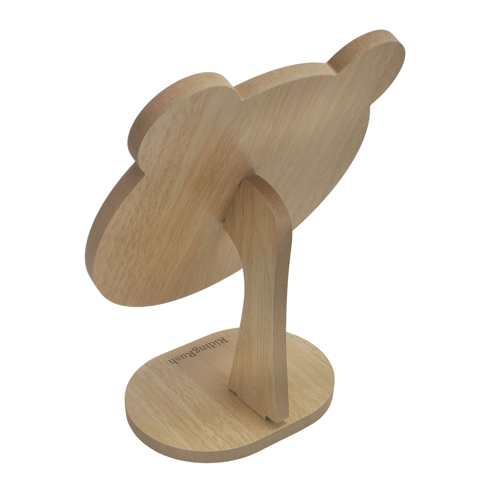 RidingRush Personal Compact Mirrors,Wooden Desktop Makeup Mirror for Household Bedroom,High-Definition Single-Sided Mirror