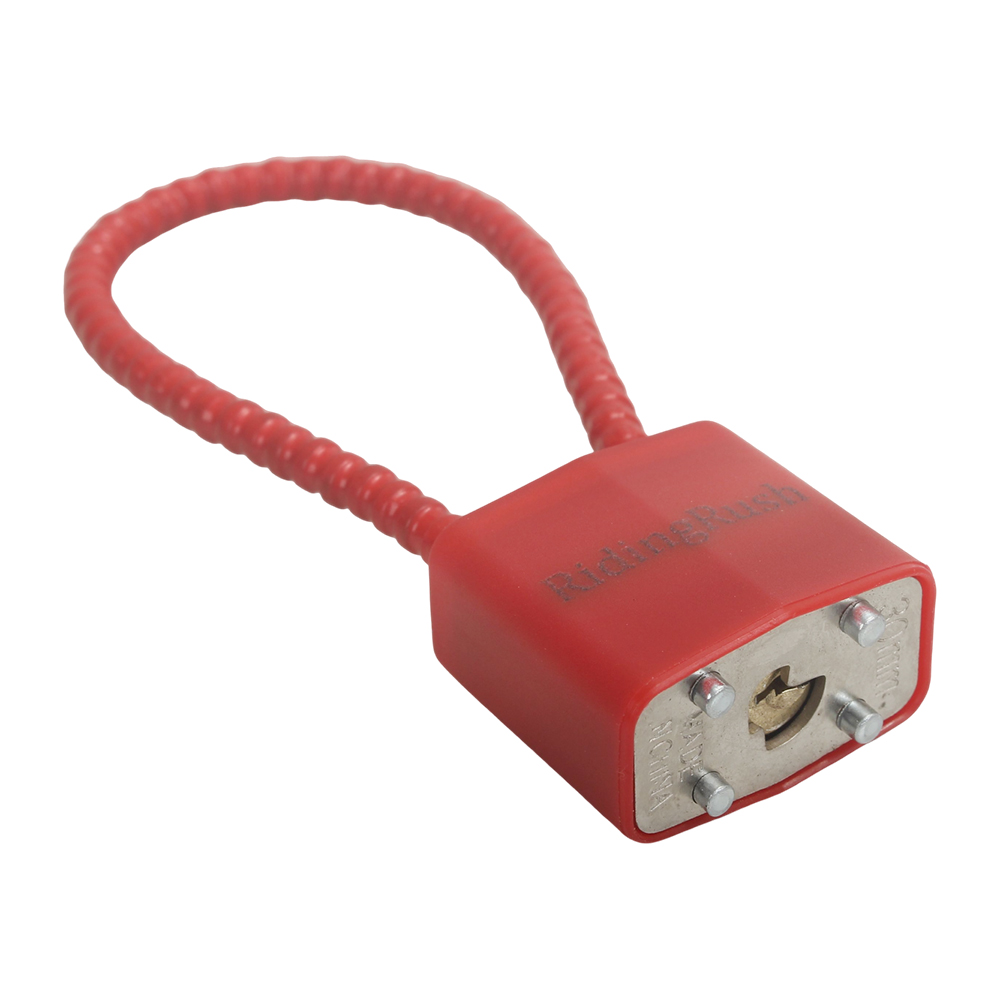 RidingRush Bicycle Locks,Chain Soft Lock Bicycle Outdoor Safety Lock Rope Lock Sturdy and Durable with Key