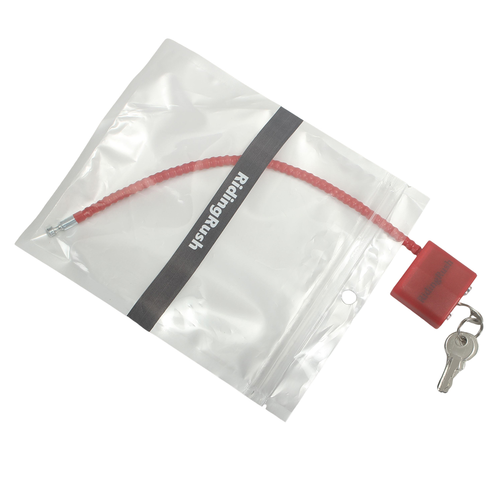 RidingRush Bicycle Locks,Chain Soft Lock Bicycle Outdoor Safety Lock Rope Lock Sturdy and Durable with Key