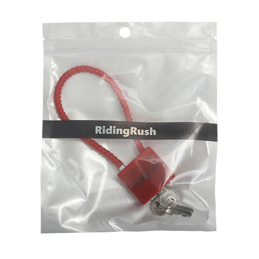 RidingRush Bicycle Locks,Chain Soft Lock Bicycle Outdoor Safety Lock Rope Lock Sturdy and Durable with Key