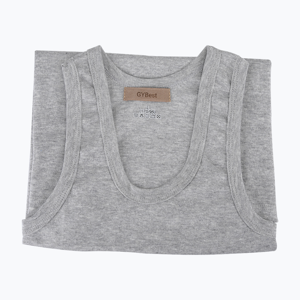 GYBest Men's Tank Top Sleeveless Tank Top Pure Cotton Slim Fit Elastic