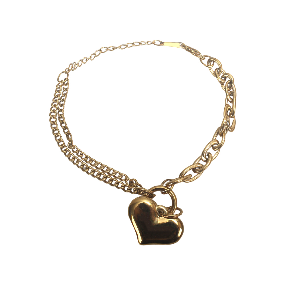 MECYLIFE Bracelet,Elegant Heart 18K Gold-Plated Love Bracelet for Women,Adjustable Link Chain Bracelets