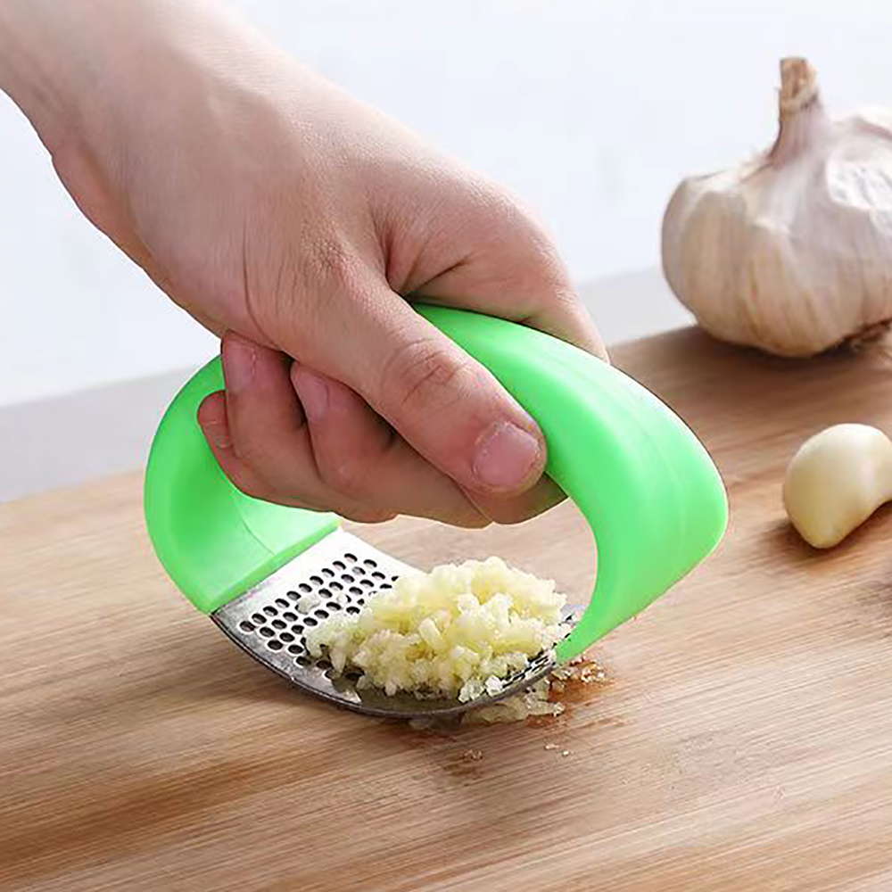 Mydio Stainless steel ring garlic press household masher garlic tool hand held mashed garlic artifact