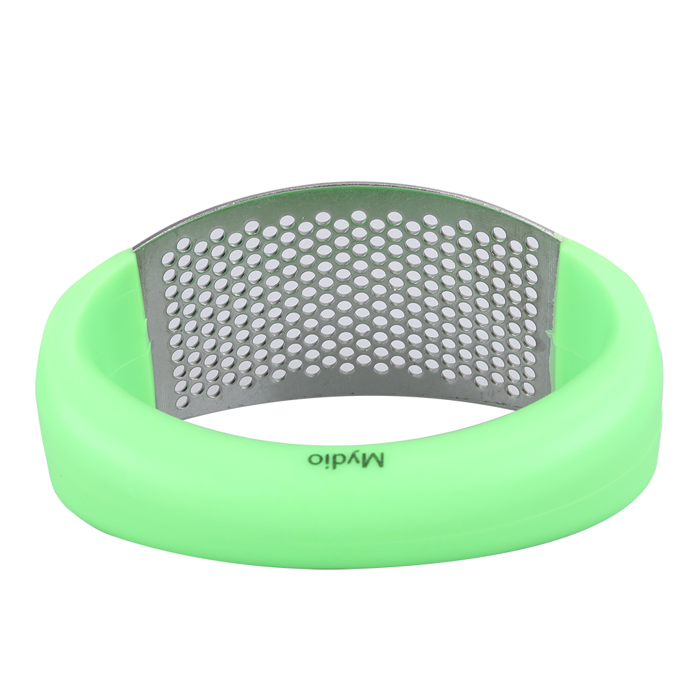 Mydio Stainless steel ring garlic press household masher garlic tool hand held mashed garlic artifact
