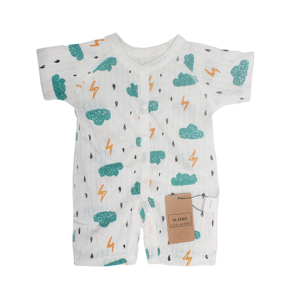 M. ORO CASHMERE Cotton Baby Boy Girl Rompers,Cute Cartoon Print Breathable Spring/Summer Clothing for Children,Infants