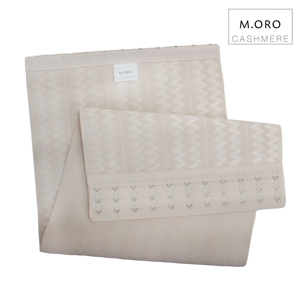 M. ORO CASHMERE Women's Tummy Control Girdle with 3-Level Adjustable Elasticity, Breathable Waist Shaper Belt for Postpartum, Slimming & Back Support