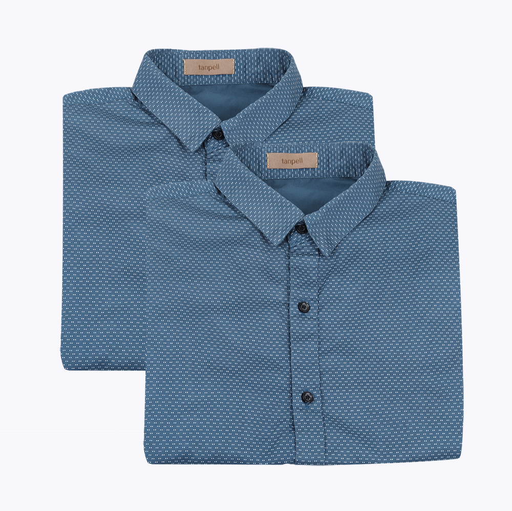 tanpell Summer men's shirt short sleeve casual youth shirt