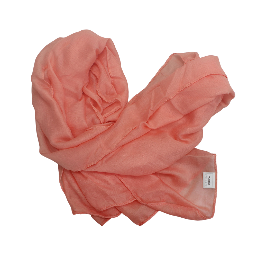 M. ORO CASHMERE Women's Lightweight Fashion Scarf, Soft Silky Solid Color Long Scarves for Travel, Beach Sarong ,Swimsuit Cover Up or Daily commuting