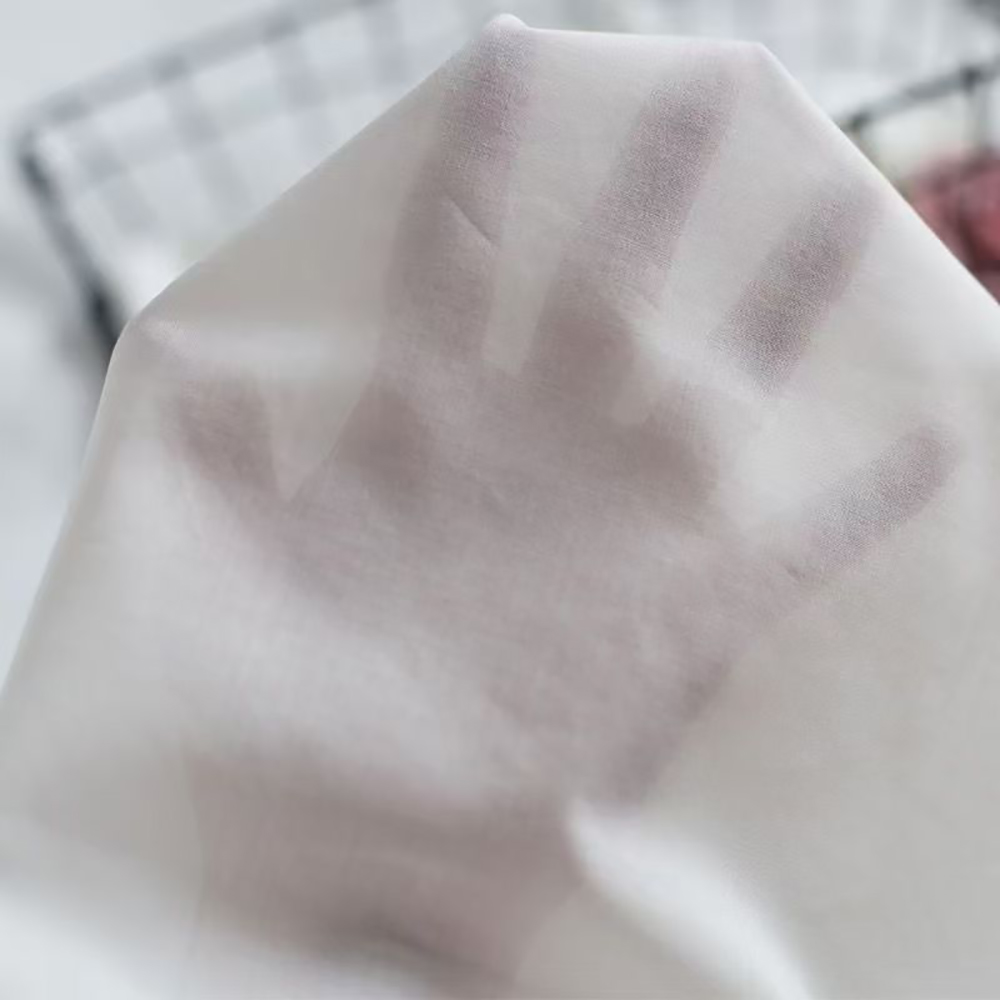 M. ORO CASHMERE Ultra-Soft & Breathable 100% Cotton Lining Fabric - White, Skin-Friendly Interlining for Sewing Dresses, Blouses, Skirts & Children's Clothing(60x60Inch)