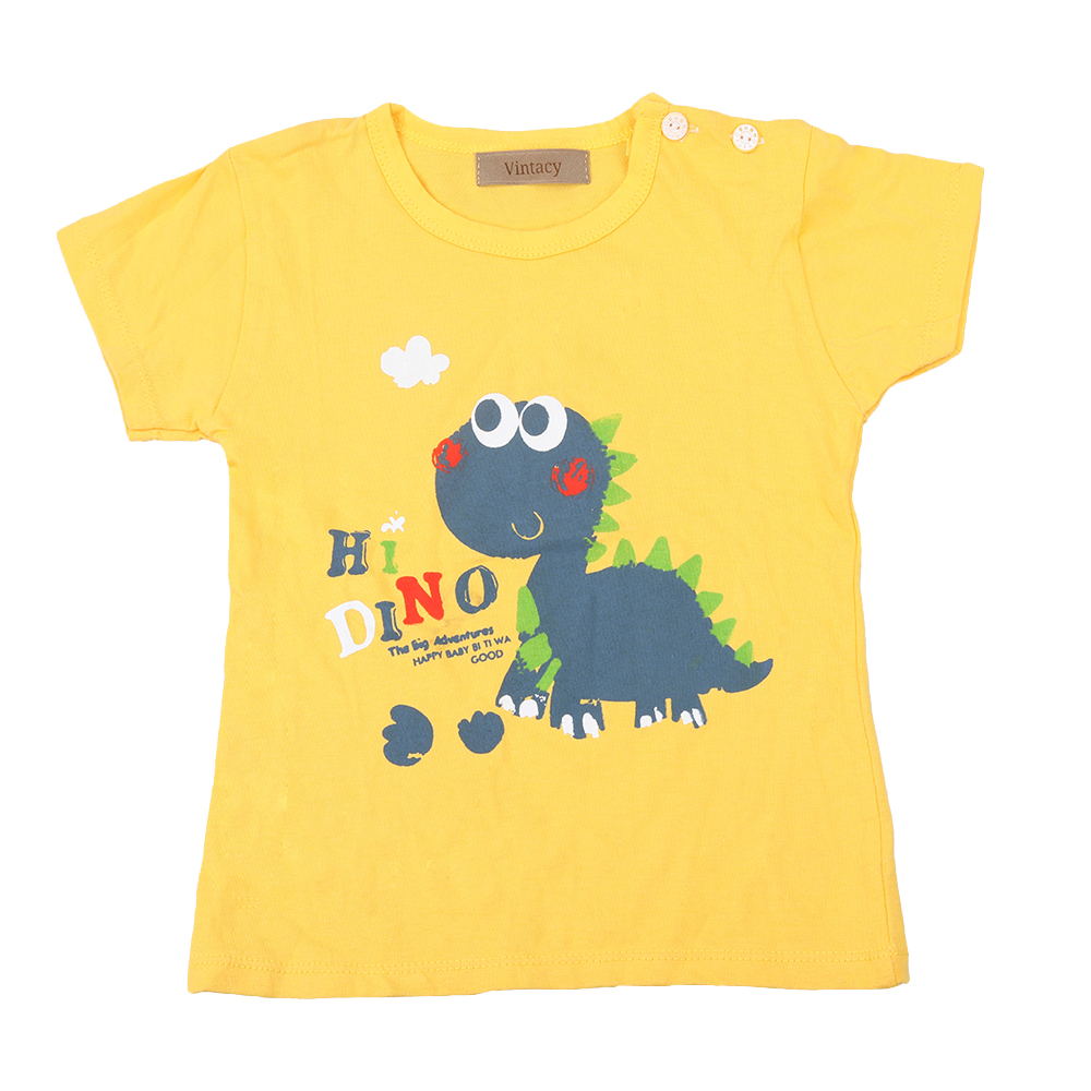 Vintacy Baby Short Sleeve Tee-shirts summer pure cotton baby top female children's short sleeve bottomed shirt.