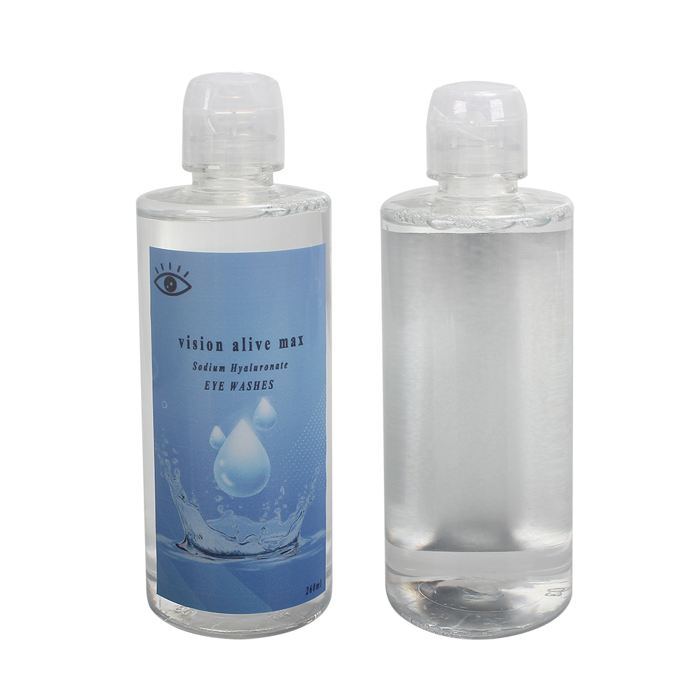 Vision Alive Max Eye Wash with Contoured Cup,Sterile Isotonic Buffered Eye Irrigating Solution for Flushing & Irrigating Eyes,8.8-oz Bottle