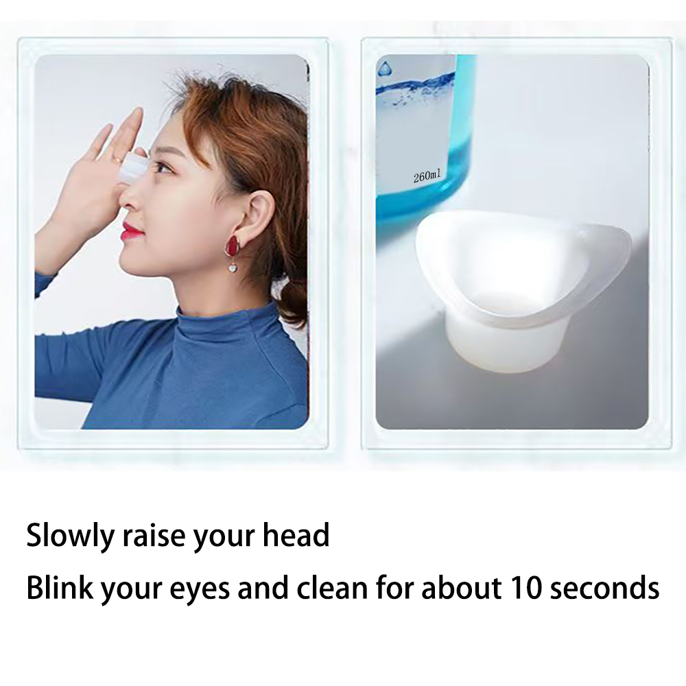 Vision Alive Max Eye Wash with Contoured Cup,Sterile Isotonic Buffered Eye Irrigating Solution for Flushing & Irrigating Eyes,8.8-oz Bottle