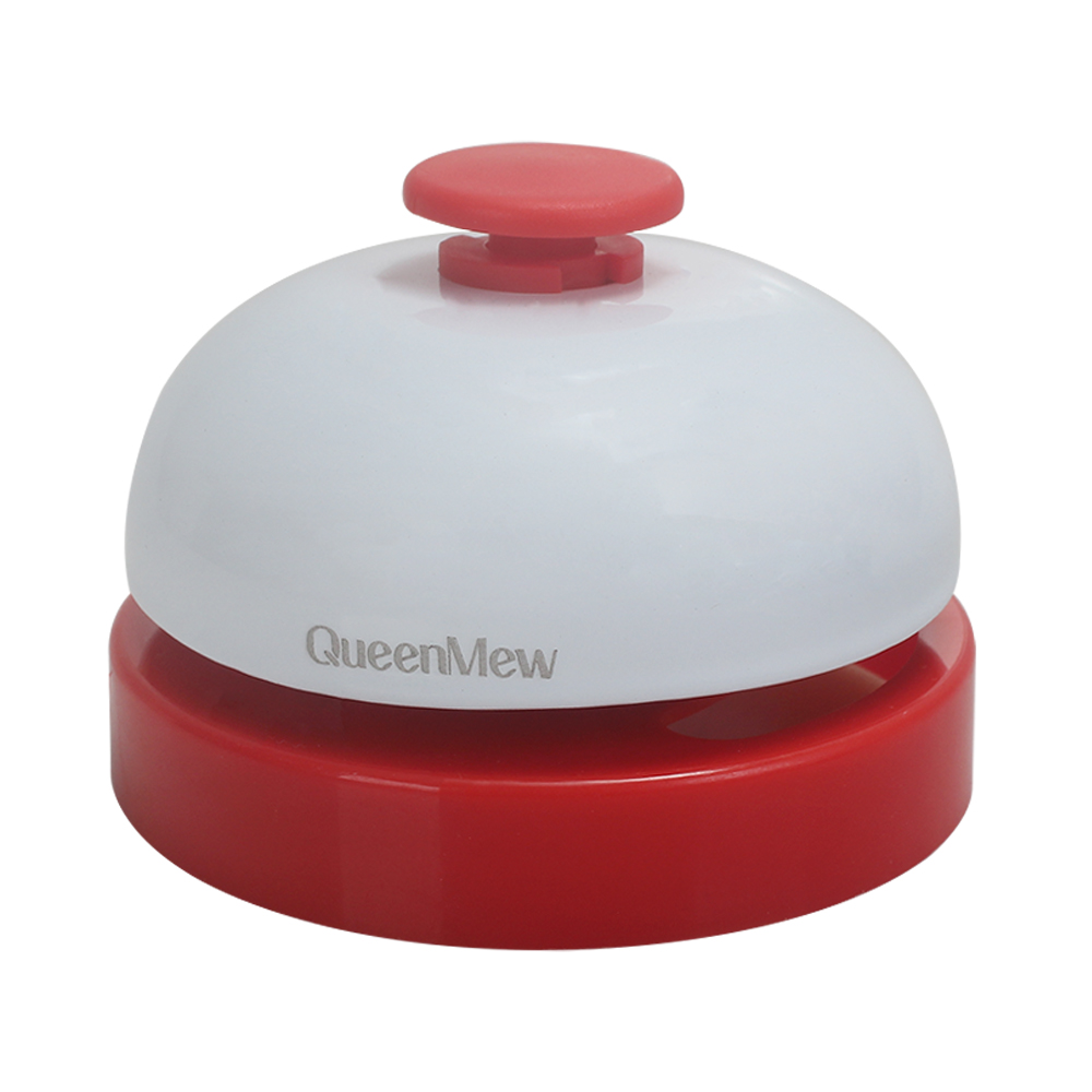 QueenMew Signal Bells,Service Call Bell,2.5" Durable Metal Dinner Bell for Restaurant & Hotel Reception, Pet Training & Desk Bell