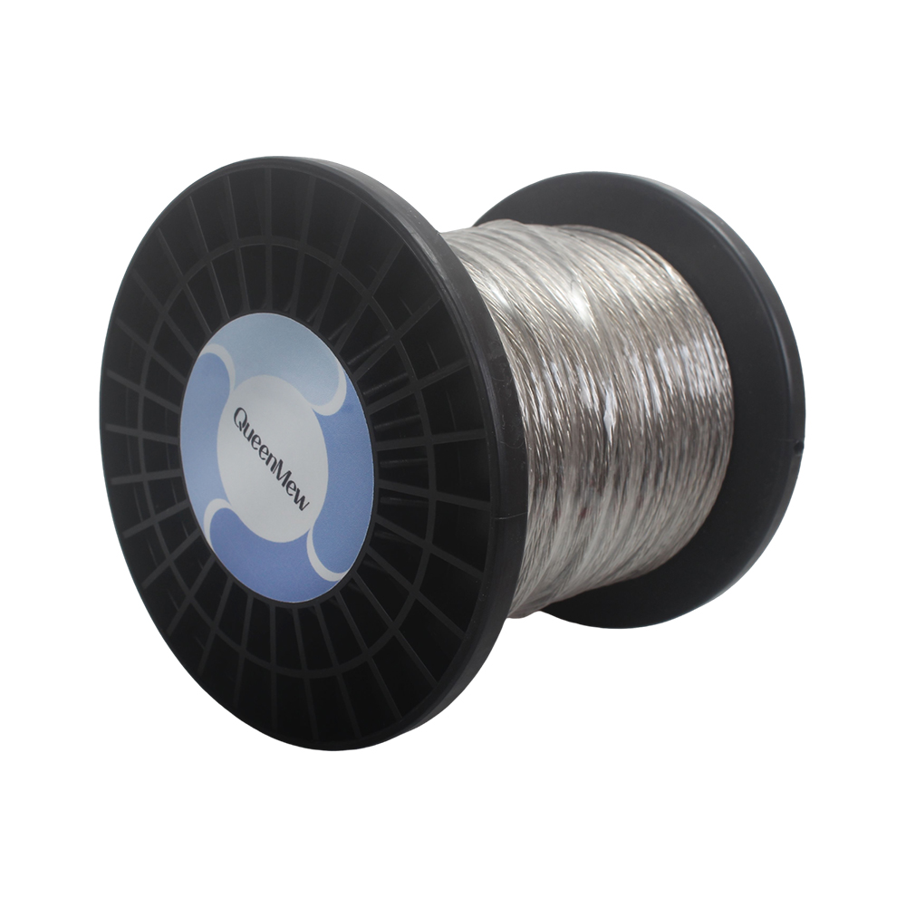 QueenMew Electrified Fences Kit with Wire, Energizer & Adapter for Wildlife Prevention, Farm, Poultry,Garden