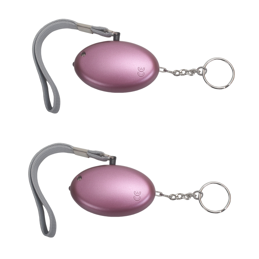 QueenMew Personal Security Acoustic Alarm with LED Light, 130dB Loud Self-Defense Siren for Women, Kids, Elderly, and Night Runners