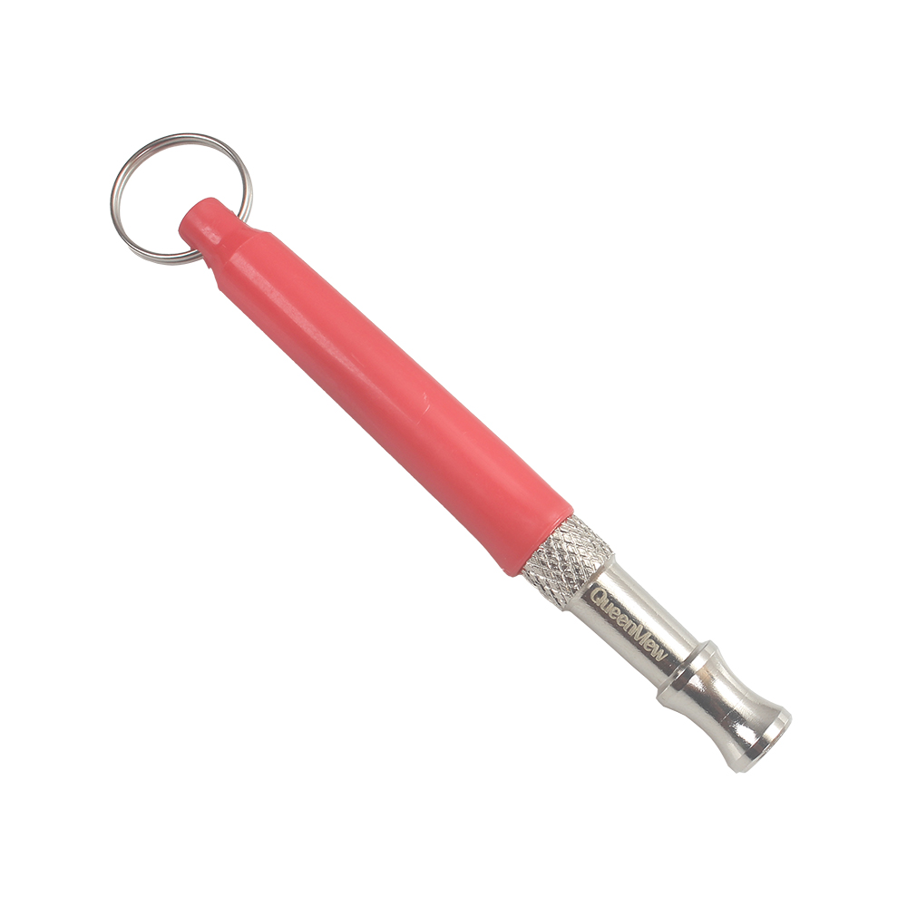 Queenmew Portable Dog Whistle with Keychain - Anti-Loss Design, Barking Control & Behavior Correction for Outdoor Training