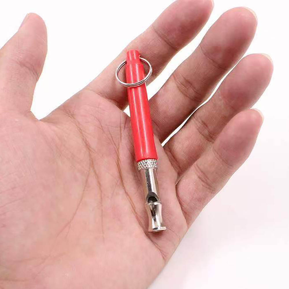 Queenmew Portable Dog Whistle with Keychain - Anti-Loss Design, Barking Control & Behavior Correction for Outdoor Training