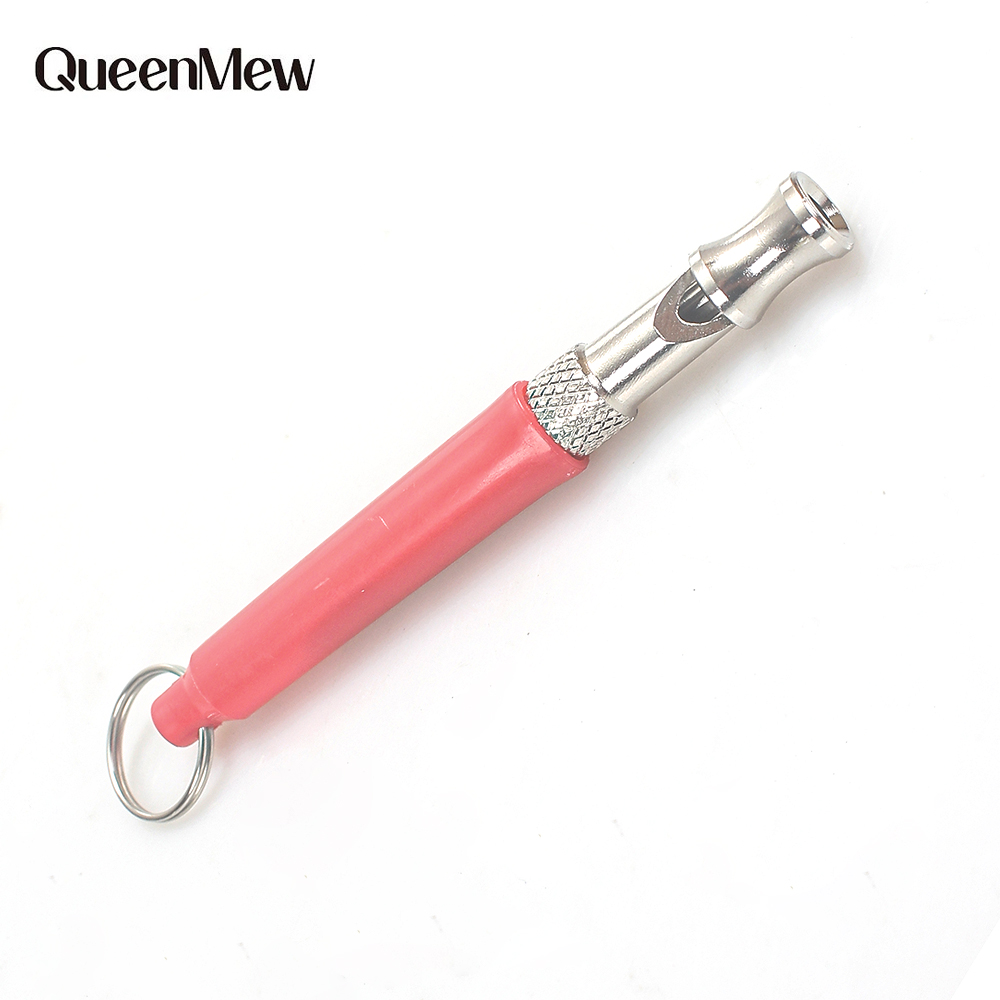 Queenmew Portable Dog Whistle with Keychain - Anti-Loss Design, Barking Control & Behavior Correction for Outdoor Training