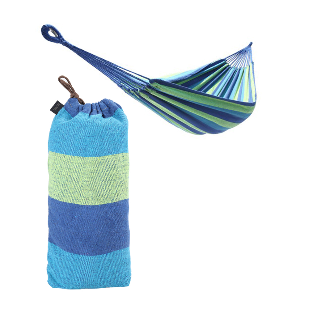 HOSL Double single outdoor hammocks anti-rollover canvas thickening.