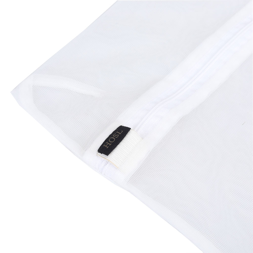 HOSL White Delicate Durable Polyester Washing Bags for Washing Hosiery Laundry Blouse Underwear Bra and Lingerie etc .