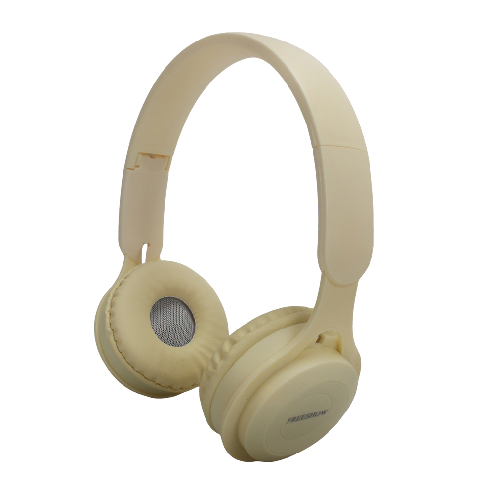 FREESHOW Hi-Fi Stereo Sound Foldable On-Ear Wireless Bluetooth Headphones with Built-in Mic&TF Card Slot for Travel, Gym, and Daily Commute