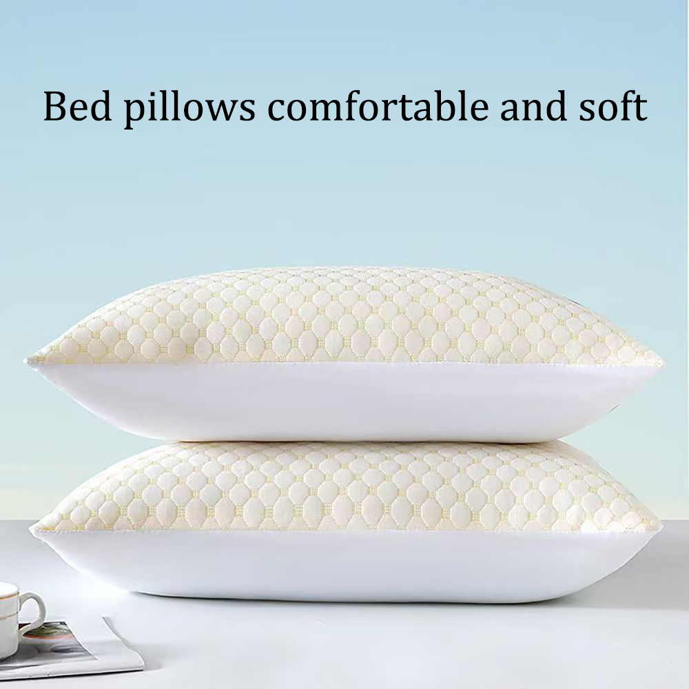 MorrowLiving Bed pillows Home Bedding 20x30 Inches, 2 Pack Soft Comfortable Breathable Sleeping Pillows for Bedroom or Guest Room