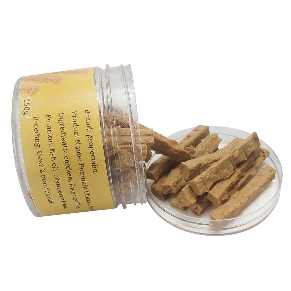 Propectalin Pumpkin Chicken Strips for Pet– Edible Food for Animals for Chewing,Promotes Skin,Coat Health,Training,Dental Health