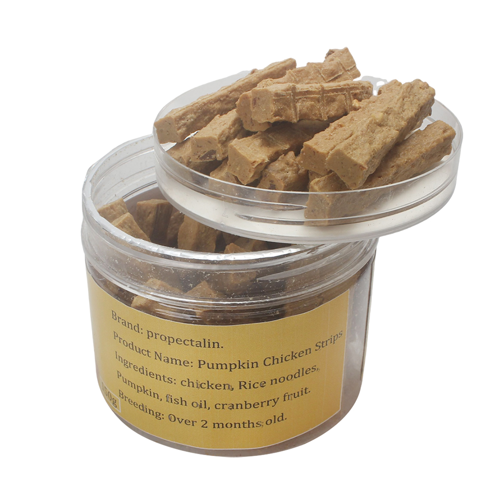 Propectalin Pumpkin Chicken Strips for Pet– Edible Food for Animals for Chewing,Promotes Skin,Coat Health,Training,Dental Health