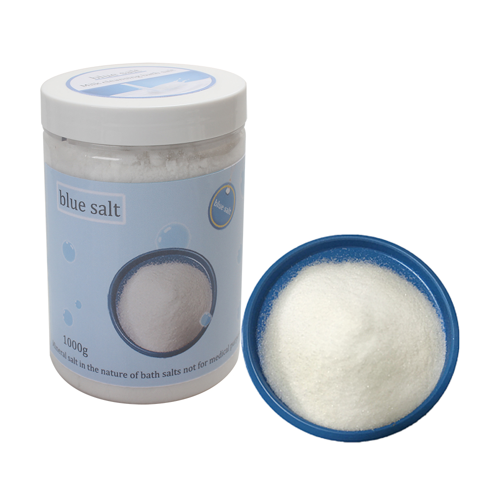 Blue Salt Premium Mineral Bath Salt – Deeply Relaxing & Detoxifying Bath Salts for Relaxation, Muscle Relief & Skin Rejuvenation (1000g)