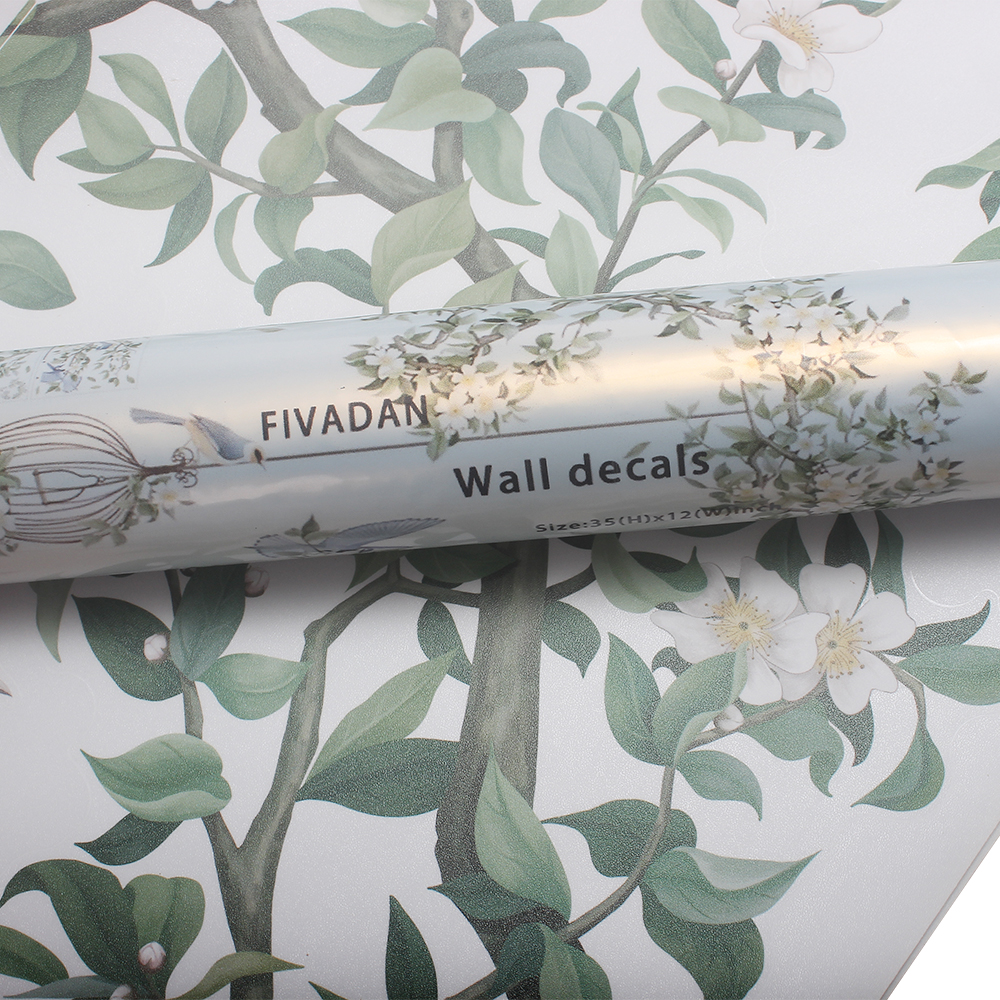 FIVADAN Wall Decals,Nature-Inspired Wall Stickers - Removable Floral & Bird Wall Decals for Nursery, Kids Room & Home Decoration