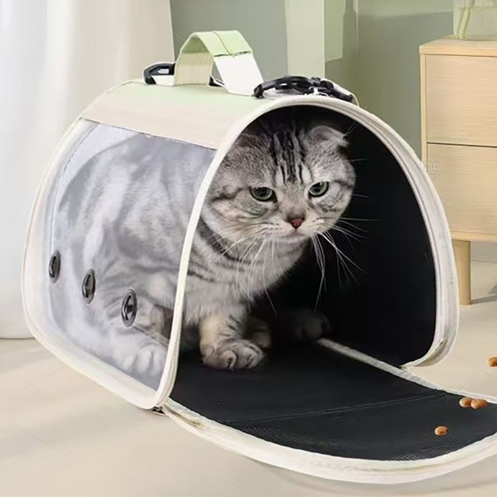 Prodenta Fashionable Pet Backpacks for Small Animals - Ventilated, Collapsible Puppy & Kitten Carrier for Shopping, Parks & Short Trips