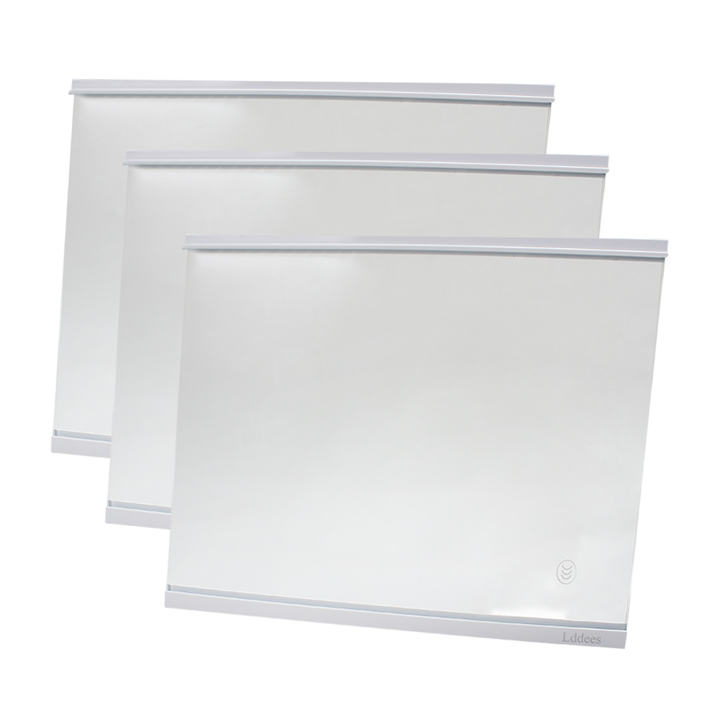 Lddees 3 Pcs Freezer Clear Tempered Glass Shelf Compatible with Whirlpool Refrigerator – Refrigerators and Freezers Replacement Parts for Optimal Food Storage & Organization(11.69" Wide x 9.88" Deep)