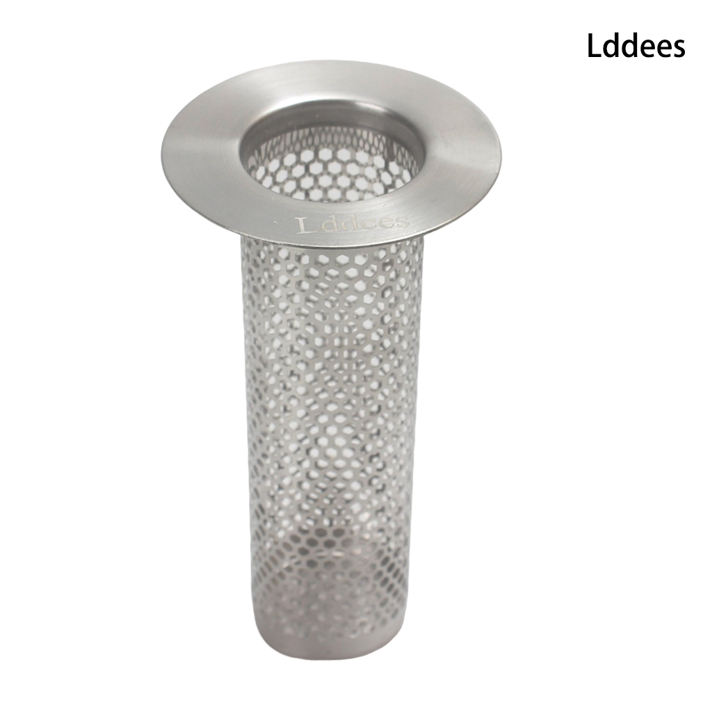 Lddees 304 Stainless Steel Deep Sink Strainer Drain Filter,Drain Strainer for kitchen, bathroom, and balcony 3.2 x 2inch
