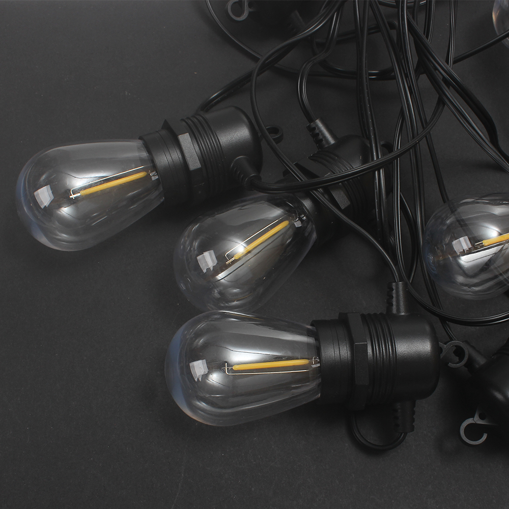 Vexlore G40 LED Light Bulbs-50FT Decorative String Lights,Waterproof Soft Warm White Outdoor Lighting for Patio, Garden, Party, Christmas Decor