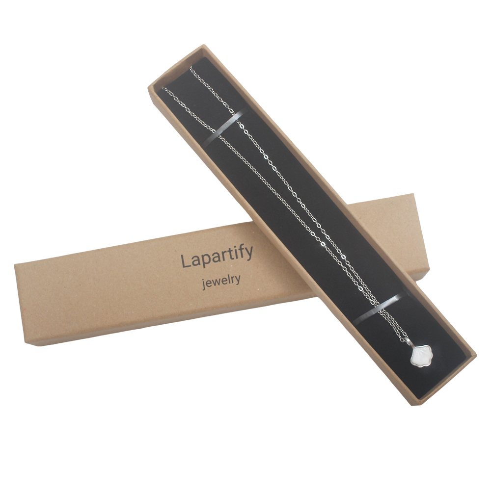 Lapartify Ocean Inspired Seashell Necklace, 925 Sterling Silver Delicate Pendant Jewelry for Her,Perfect for Casual Outfits, Anniversary & Birthday Gifts