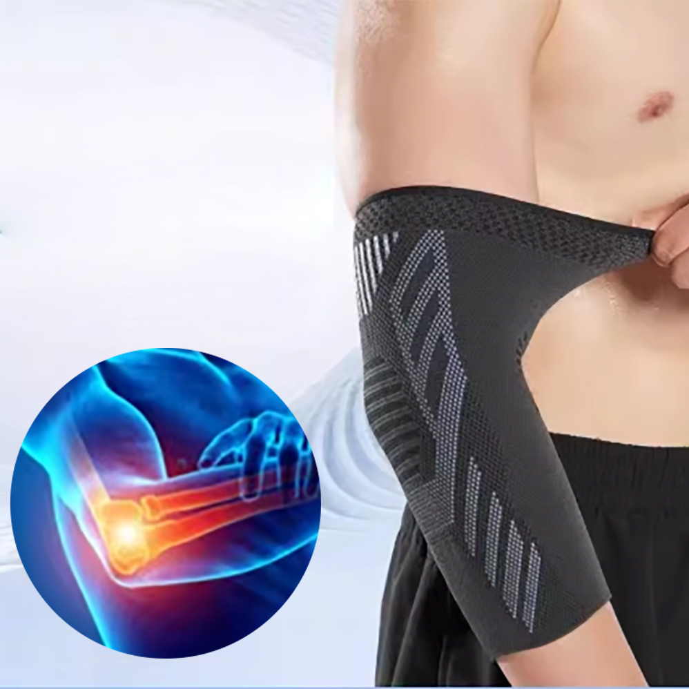 Tohoyard Elbow Guards for Athletic Use | Compression Elbow Sleeve for Tendonitis, Golf, Tennis, & Weightlifting | Pain Relief & Support for Sports