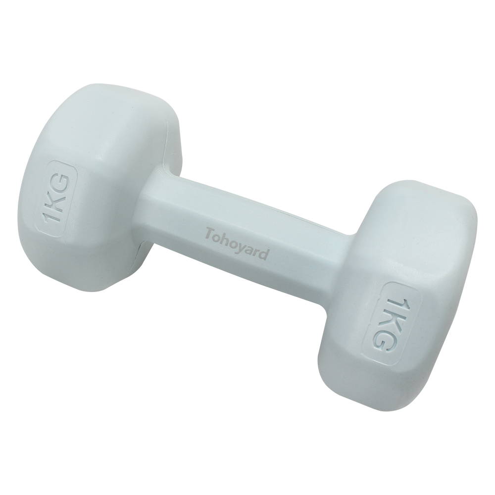 Tohoyard Non-slip Durable 1KG Fitness Dumbbell,Indoor Outdoor Body-building apparatus for Endurance Improvement & Physical Enhancement
