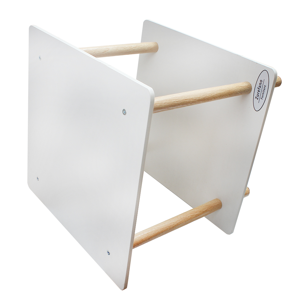 Zurefano Versatile Square Accent Table – Easy Assembly Nightstand/Coffee Table, Perfect for Home Office Furniture