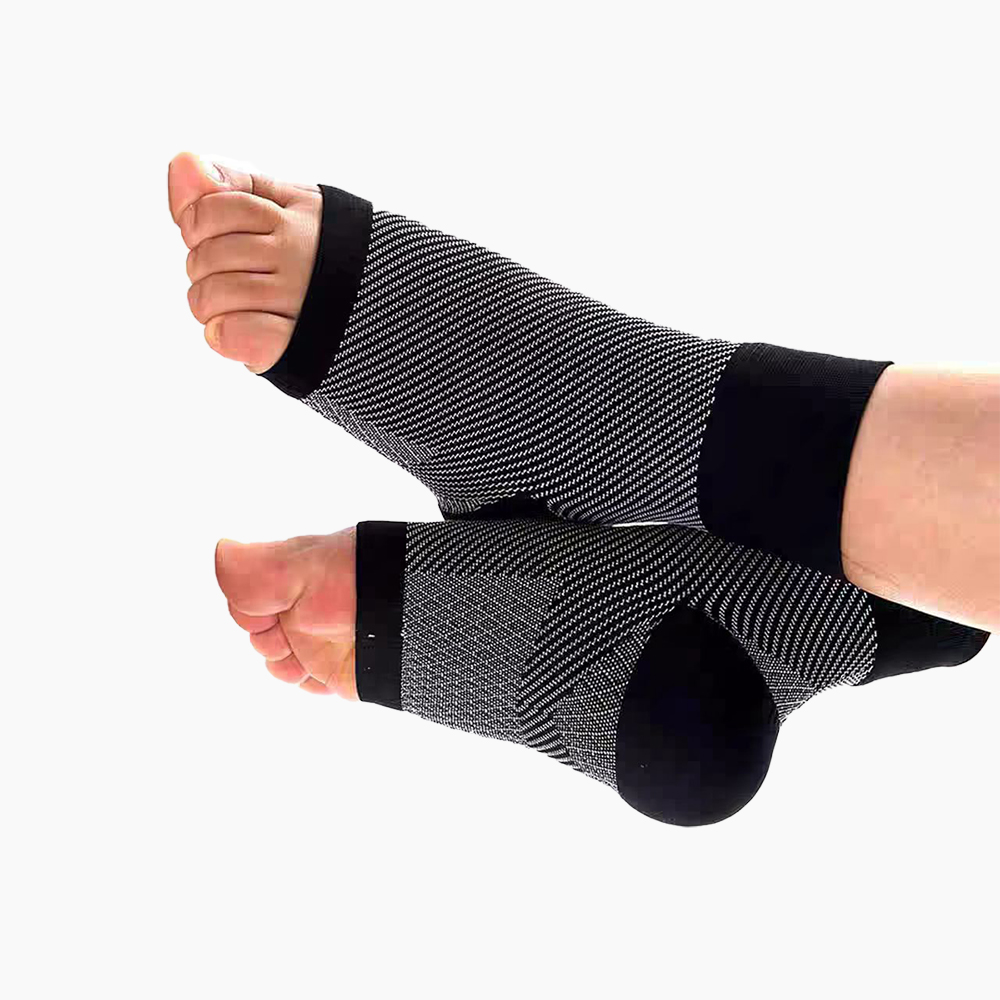 Beccis 3 Pair Compression Ankle Socks for Plantar Fasciitis & Arch Support - Aids in Neuropathy, Achilles Tendonitis, and Varicose Veins - Perfect for Medical, Running, and Everyday Wear