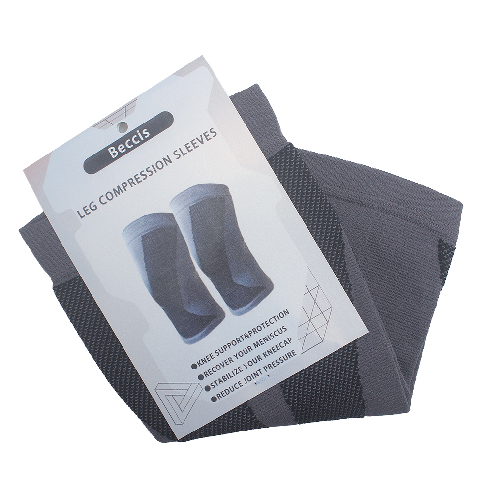 Beccis Leg Compression Wear for Medical Use - Calf Compression Sleeves for Shin Splint Relief, Varicose Veins, and Recovery - Men & Women