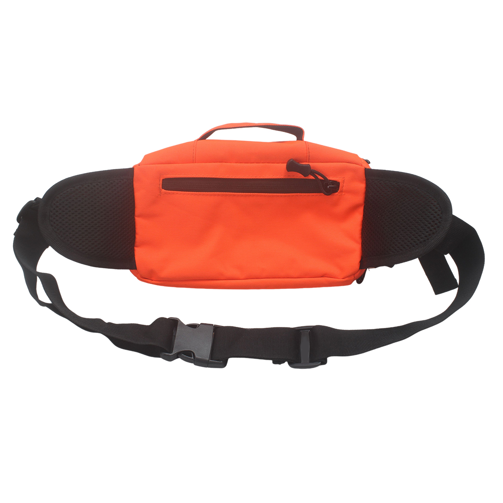 HAPPY HACHI Multi-functional Crossbody Bag & Waist Pack,Durable Orange Bum Bag with Portable Handles,Waterproof Adjustable Waist Pack for Hiking, Cycling, and Daily Commute