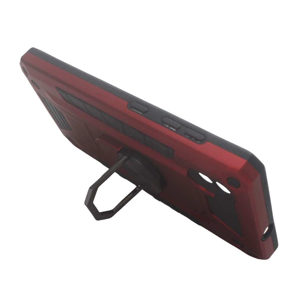 DAMONDY ZTE Blade A3 Case with 360° Rotating Ring Holder, Military-Grade Shockproof & Drop-Protection Hybrid Hard Phone Cases for Smartphones, Ideal for Daily Use, Outdoor Activities