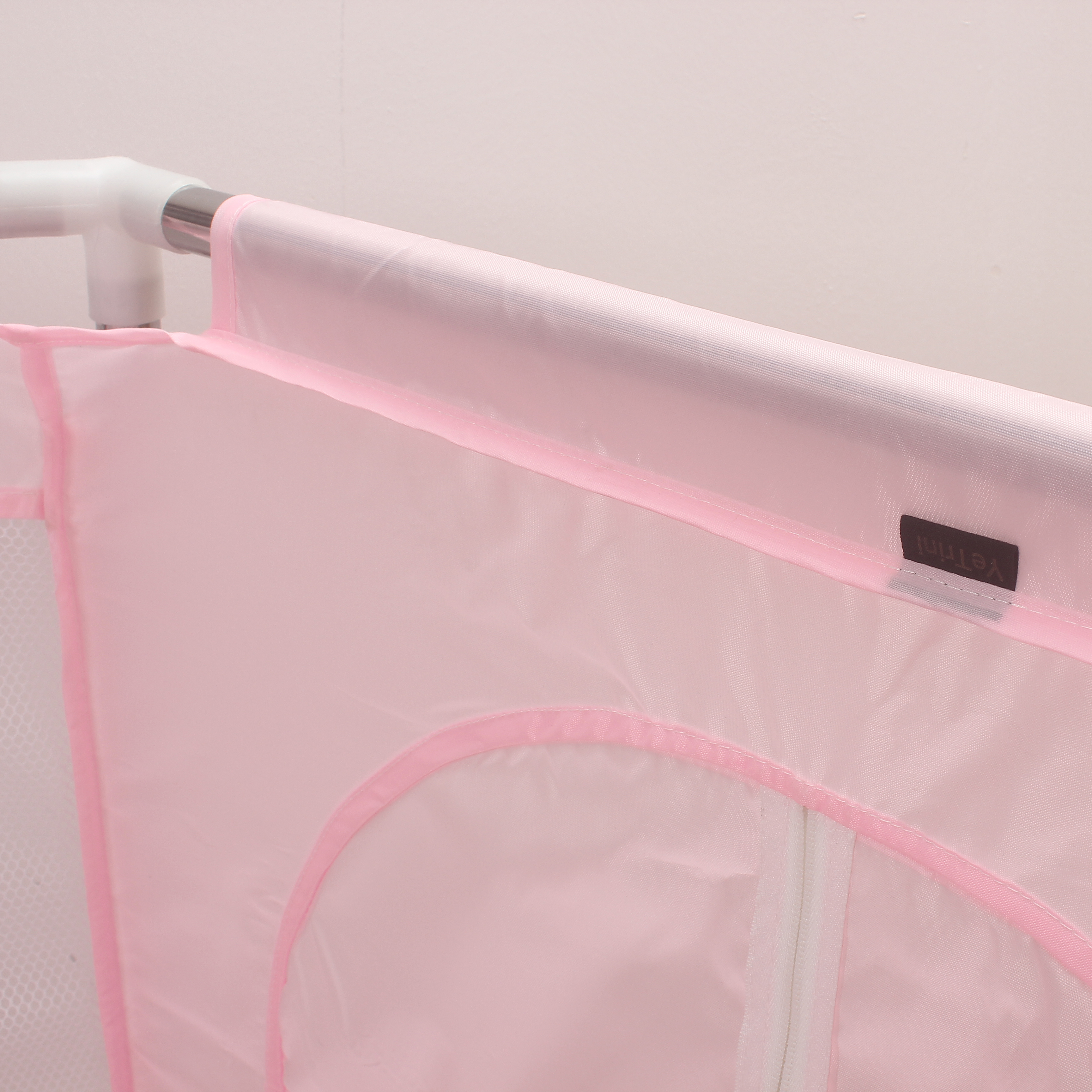 YeTrini Portable Baby Playpens with Breathable Mesh&Activity Gate - Pink Hexagon Kids Activity Center for Indoor/Outdoor Use